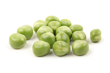 peas isolated on white