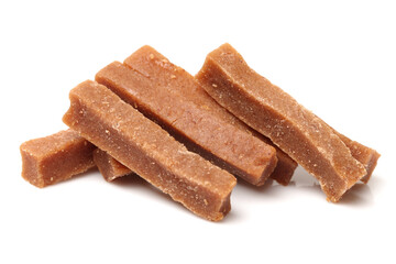 Hawthorn products on white background