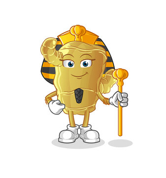 recommend clip art: Ginger ancient egypt cartoon. cartoon mascot vector