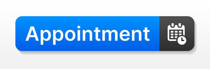 Appointments Button. Making an online appointment icon vector illustration.
 - Powered by Adobe