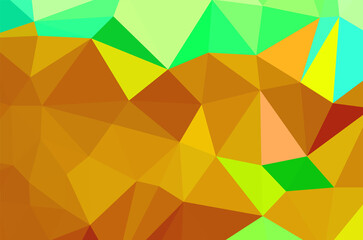 Abstract triangulation geometric brown background