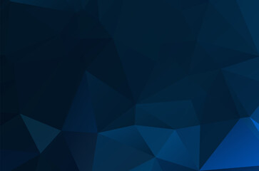 Obraz premium blue geometric pattern triangles polygonal design for web and background, application