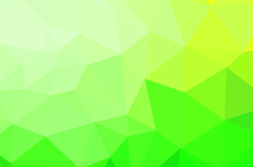 Fototapeta na wymiar green geometric pattern triangles polygonal design for web and background, application