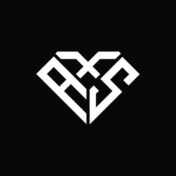 AXS letter logo creative design. AXS unique design