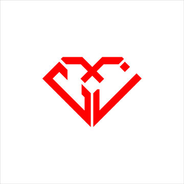 CXJ letter logo creative design. CXJ unique design