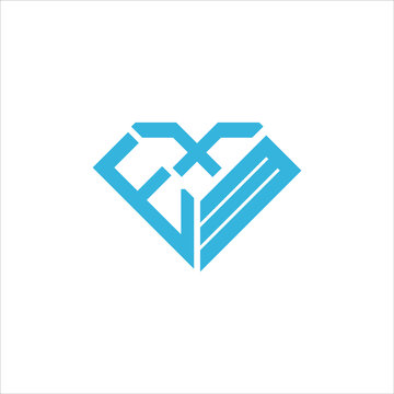 EXM letter logo creative design. EXM unique design