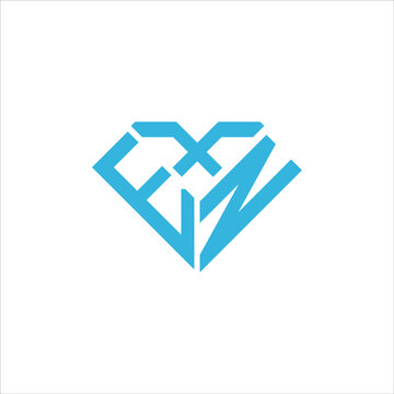 EXN letter logo creative design. EXN unique design