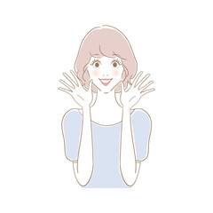 笑顔の可愛い女性