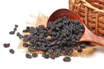 Diospyros lotus on white background