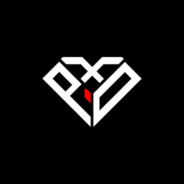 PXD letter logo creative design. PXD unique design