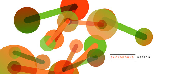 Network concept abstract background. Dots connection. Big data idea. Business template for wallpaper, banner, background or landing