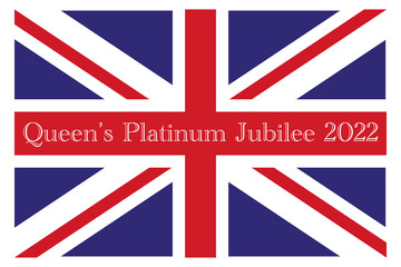 The Queens Platinum Jubilee 2022 - In 2022, Her Majesty The Queen will become the first British Monarch to celebrate a Platinum Jubilee after 70 years of service - obrazy, fototapety, plakaty