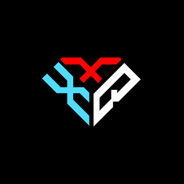 XXQ letter logo creative design. XXQ unique design