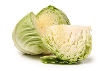 cabbage isolated on white background