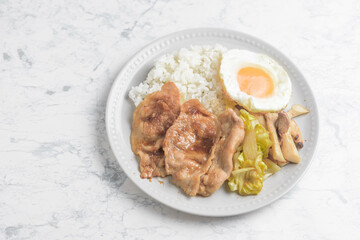 豚の生姜焼きランチ