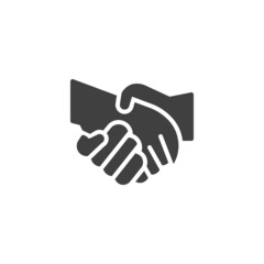 Shaking hands vector icon