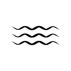 Wave icon vector