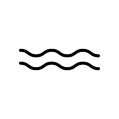 Wave icon vector