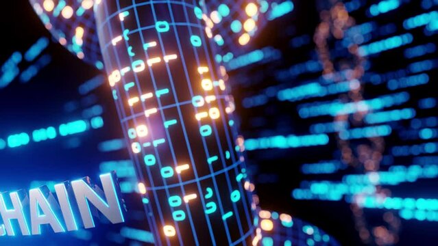 blockchain is a crypto-currency, the blue chain has a code.