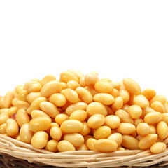 soybean isolated on white background