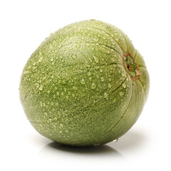 Muskmelon (yangjiaomitianguo) on white background