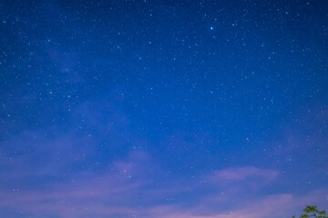 Fototapeta na wymiar Beautiful night blue sky and stars background. Image for background.