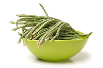 Cowpea on white background 