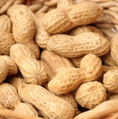 close up of peanuts