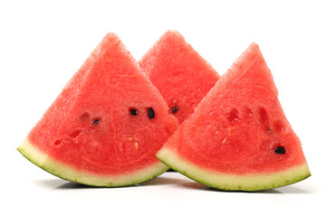 slice of watermelon isolated