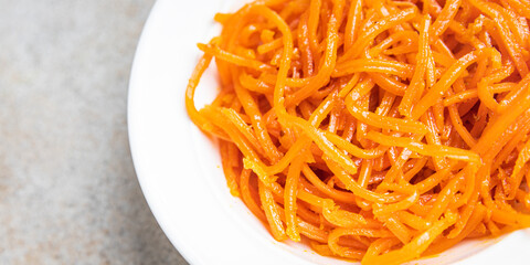 carrot salad vegetable still life veggie meal snack on the table copy space food background keto or paleo diet