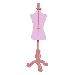 Clothing mannequin vector illustration
