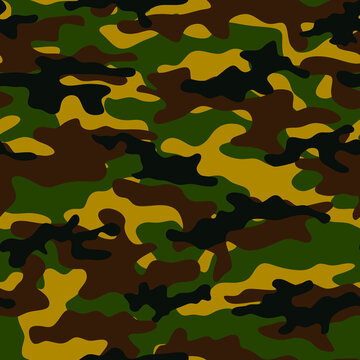 Camouflage for hunting and fishing. Vector pattern.