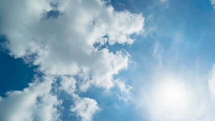 青空・雲・太陽