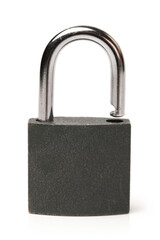 Fototapeta premium padlock isolated on white background