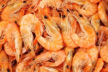 shrimps on the market