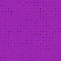 Abstract seamless geometric pattern. Mosaic background of black triangles. Evenly spaced small shapes of different color. Vector illustration on purple background