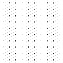 Square seamless background pattern from black sea horse symbols are different sizes and opacity. The pattern is evenly filled. Vector illustration on white background