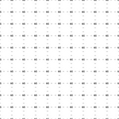 Square seamless background pattern from geometric shapes are different sizes and opacity. The pattern is evenly filled with small black 6G symbols. Vector illustration on white background