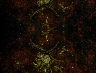 Imaginatory fractal abstract background Image