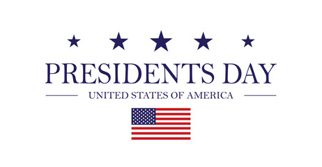 Obraz premium Presidents Day USA
