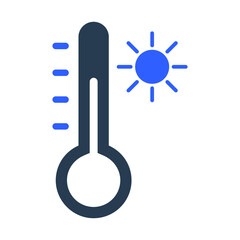 Hot temperature icon