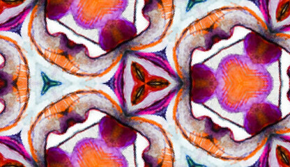 kaleidoscope,watercolor colorful seamless pattern for textiles and design ,pixel art