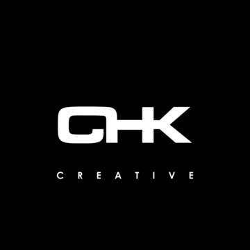CHK Letter Initial Logo Design Template Vector Illustration