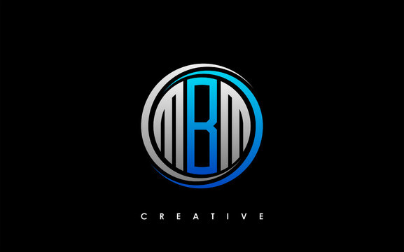 MBM Letter Initial Logo Design Template Vector Illustration