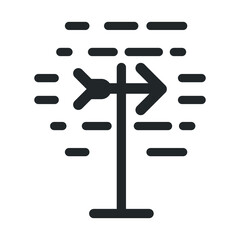 Wind direction icon