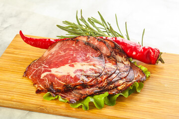Dried pork neck meat snack