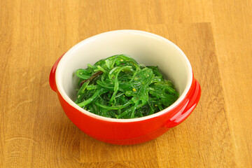 Japanese traditional seaweed salad Chukka