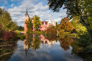 Schloss Bad Muskau im Herbst