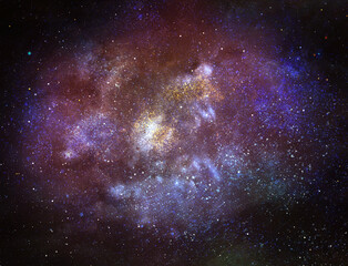 Night sky with stars as background. Universe