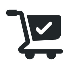 Shopping complete icon